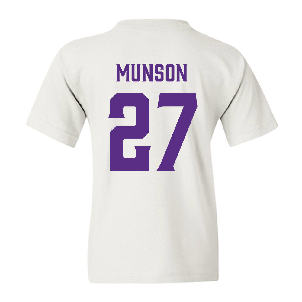 Furman - NCAA Men's Soccer : Luke Munson - Classic Fashion Shersey Youth T-Shirt-1