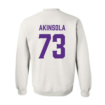 Furman - NCAA Football : Noah Akinsola - Classic Fashion Shersey Crewneck Sweatshirt-1