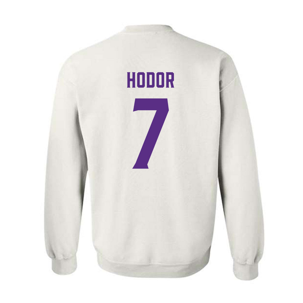 Furman - NCAA Women's Lacrosse : Marin Hodor - Classic Fashion Shersey Crewneck Sweatshirt-1