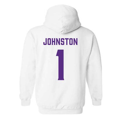 Furman - NCAA Men's Basketball : Charles Johnston - Classic Fashion Shersey Hooded Sweatshirt-1