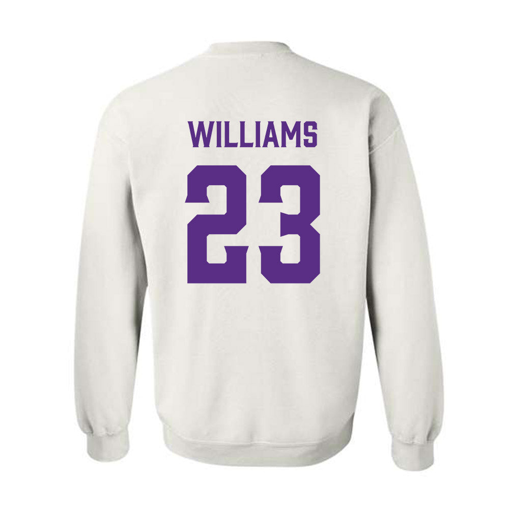 Furman - NCAA Football : Trae Williams - Classic Fashion Shersey Crewneck Sweatshirt-1