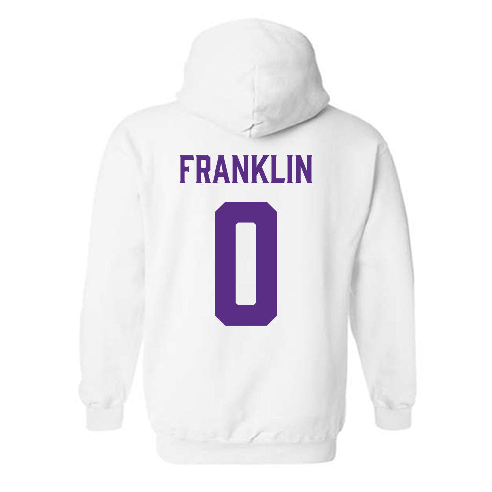 Furman - NCAA Men's Basketball : Abijah Franklin - Classic Fashion Shersey Hooded Sweatshirt-1