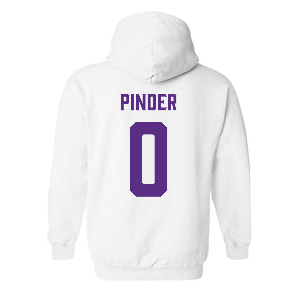 Furman - NCAA Women's Basketball : Jayda Pinder - Classic Fashion Shersey Hooded Sweatshirt-1