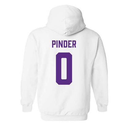 Furman - NCAA Women's Basketball : Jayda Pinder - Classic Fashion Shersey Hooded Sweatshirt-1