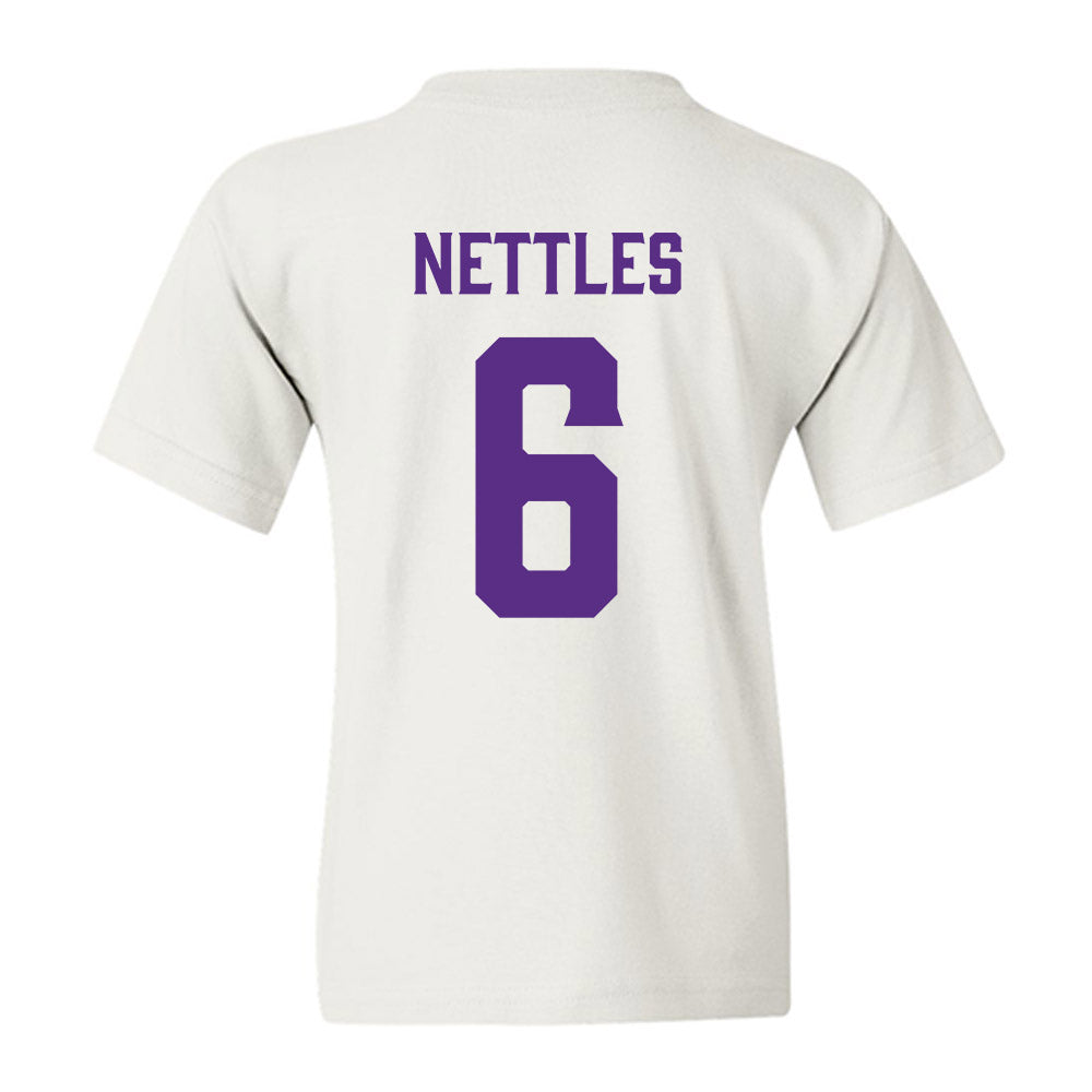 Furman - NCAA Football : CJ Nettles - Classic Fashion Shersey Youth T-Shirt-1