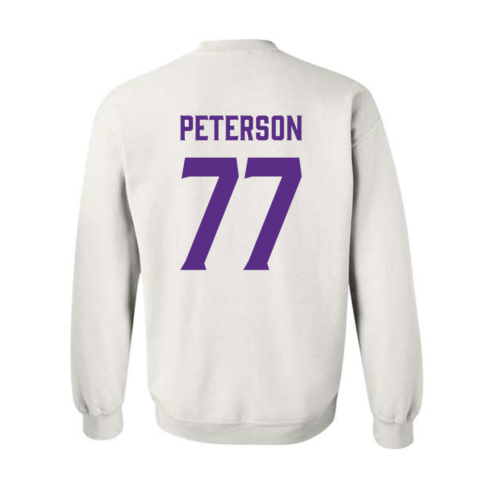 Furman - NCAA Football : Parker Peterson - Classic Fashion Shersey Crewneck Sweatshirt-1