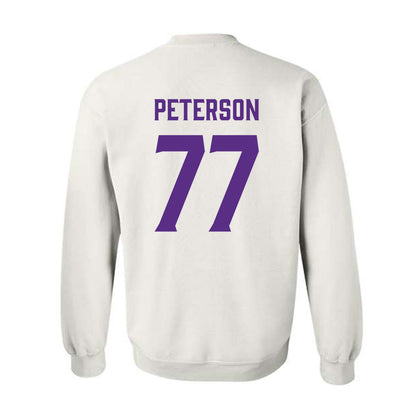 Furman - NCAA Football : Parker Peterson - Classic Fashion Shersey Crewneck Sweatshirt-1