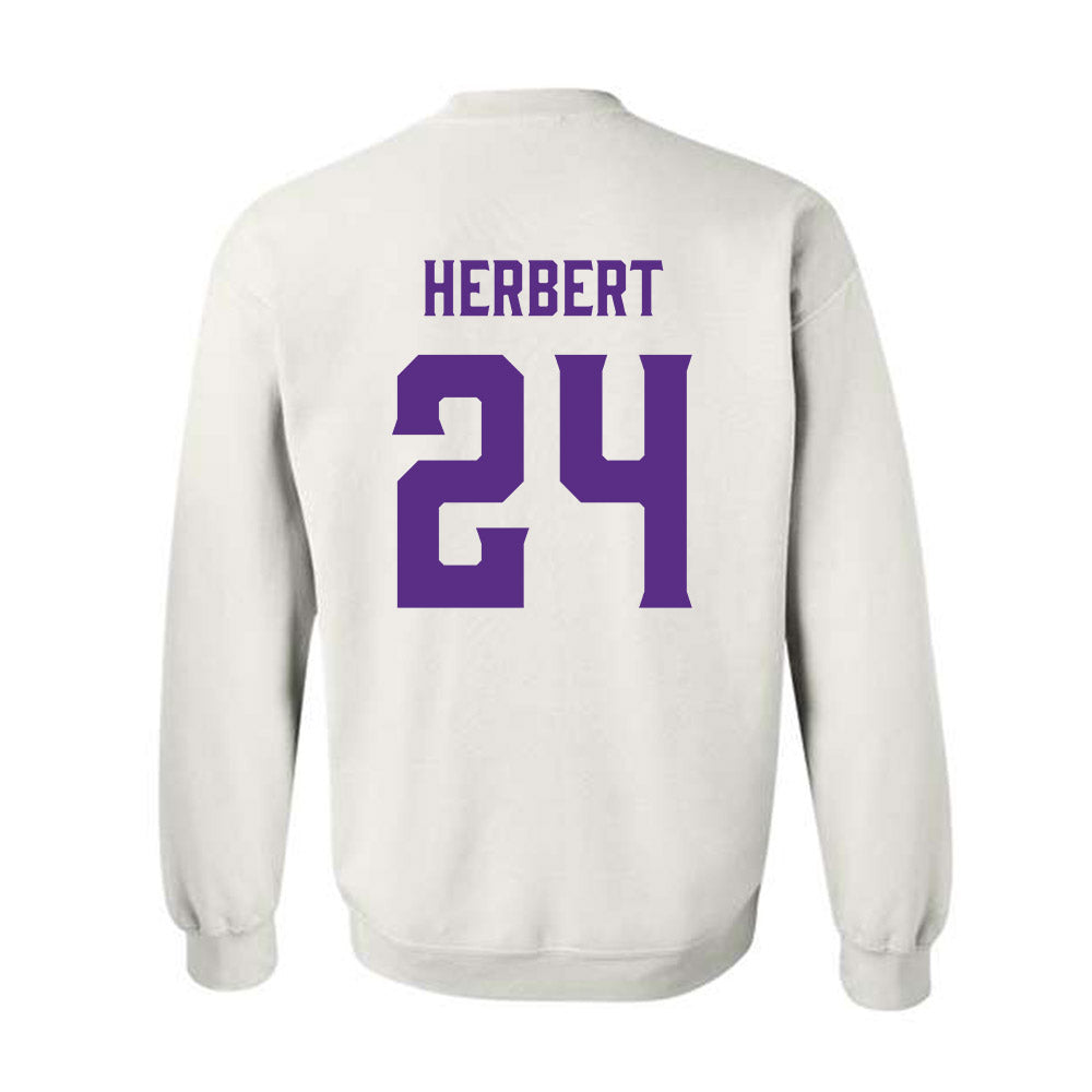 Furman - NCAA Football : Raleigh Herbert - Classic Fashion Shersey Crewneck Sweatshirt-1