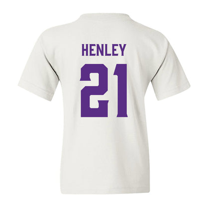 Furman - NCAA Women's Basketball : Niveya Henley - Classic Fashion Shersey Youth T-Shirt-1