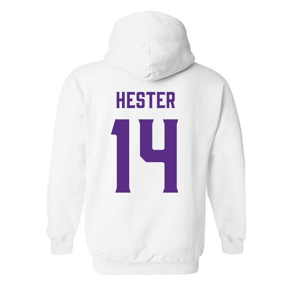 Furman - NCAA Women's Lacrosse : Reynolds Hester - Classic Fashion Shersey Hooded Sweatshirt-1