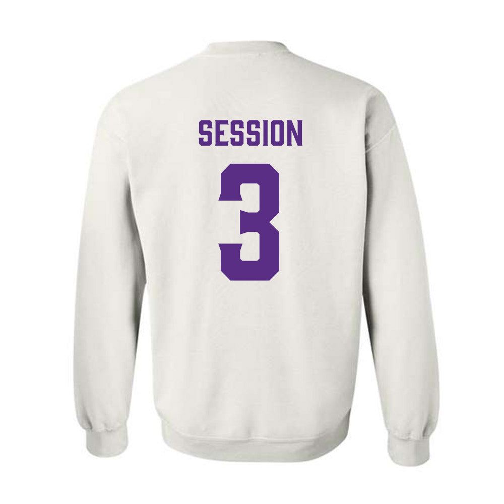 Furman - NCAA Women's Basketball : Jada Session - Classic Fashion Shersey Crewneck Sweatshirt-1
