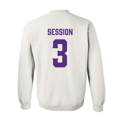Furman - NCAA Women's Basketball : Jada Session - Classic Fashion Shersey Crewneck Sweatshirt-1
