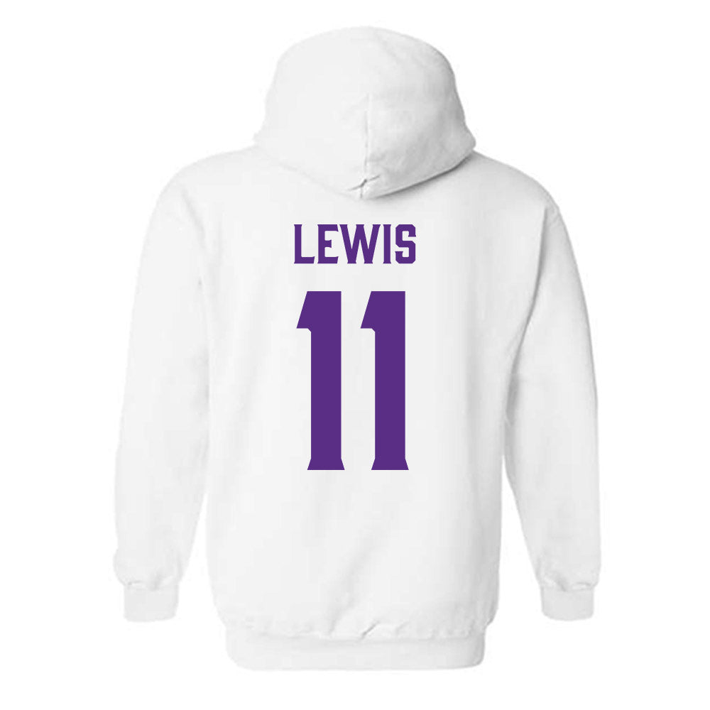 Furman - NCAA Men's Basketball : Gunnar Lewis - Classic Fashion Shersey Hooded Sweatshirt-1