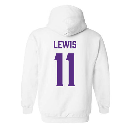 Furman - NCAA Men's Basketball : Gunnar Lewis - Classic Fashion Shersey Hooded Sweatshirt-1