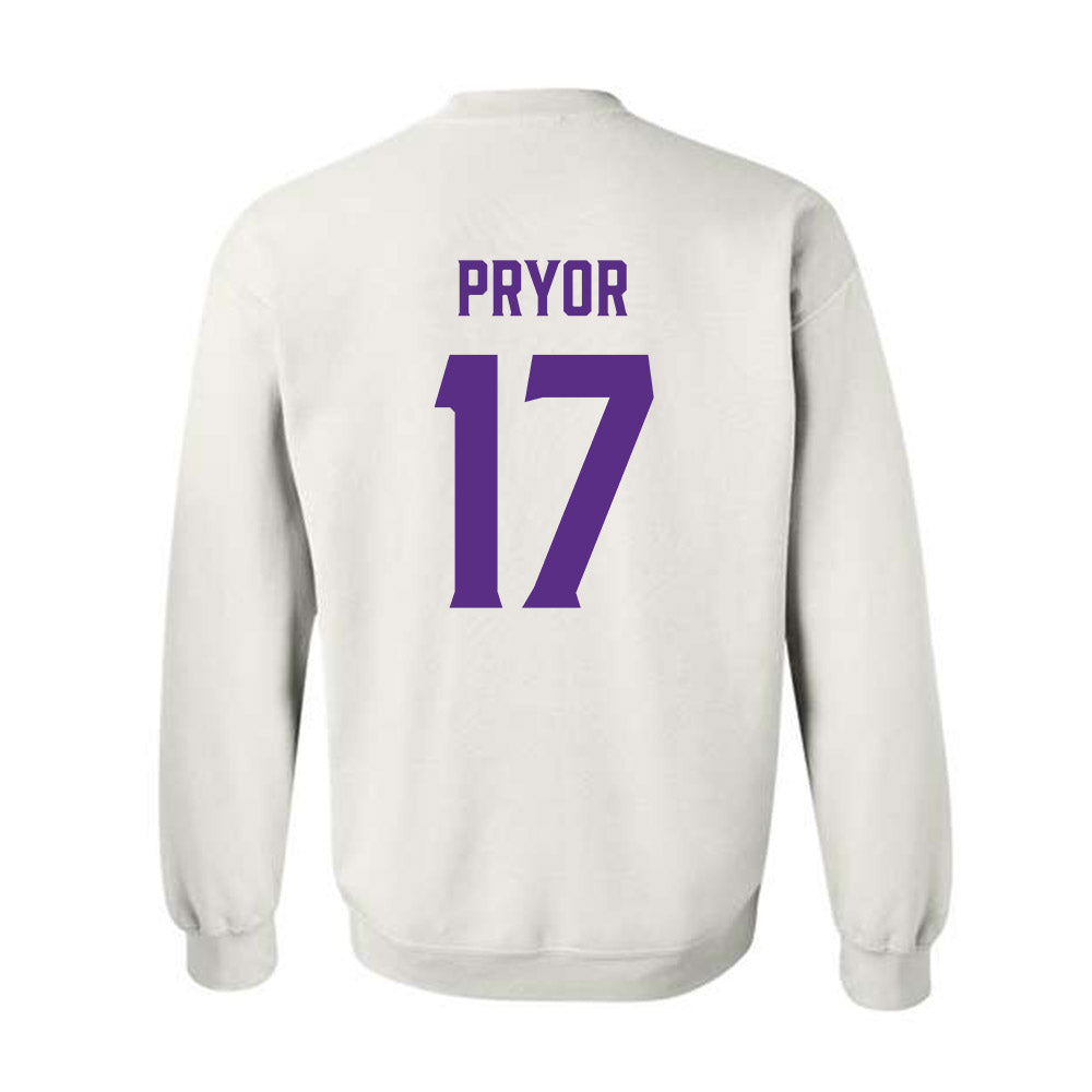 Furman - NCAA Football : Jackson Pryor - Classic Fashion Shersey Crewneck Sweatshirt-1