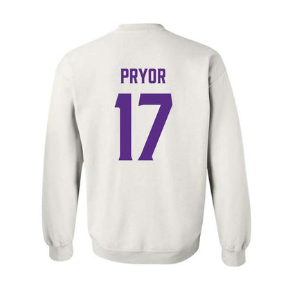 Furman - NCAA Football : Jackson Pryor - Classic Fashion Shersey Crewneck Sweatshirt-1
