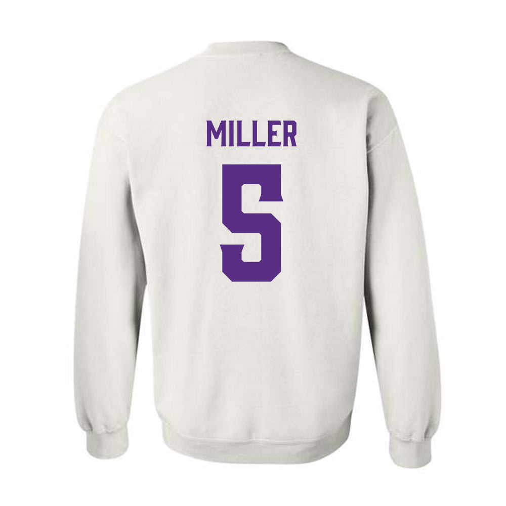 Furman - NCAA Football : Jordan Miller - Classic Fashion Shersey Crewneck Sweatshirt-1