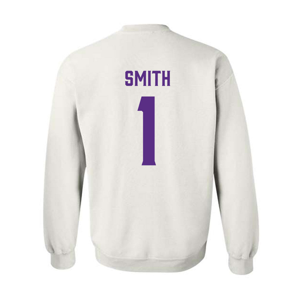 Furman - NCAA Football : Trey Smith - Classic Fashion Shersey Crewneck Sweatshirt-1