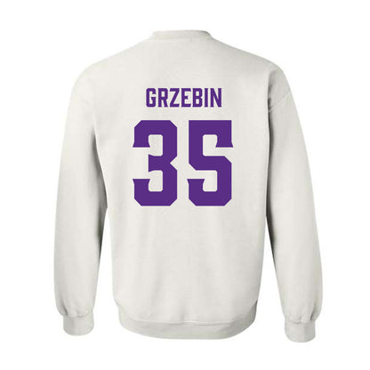 Furman - NCAA Football : Emmett Grzebin - Classic Fashion Shersey Crewneck Sweatshirt-1