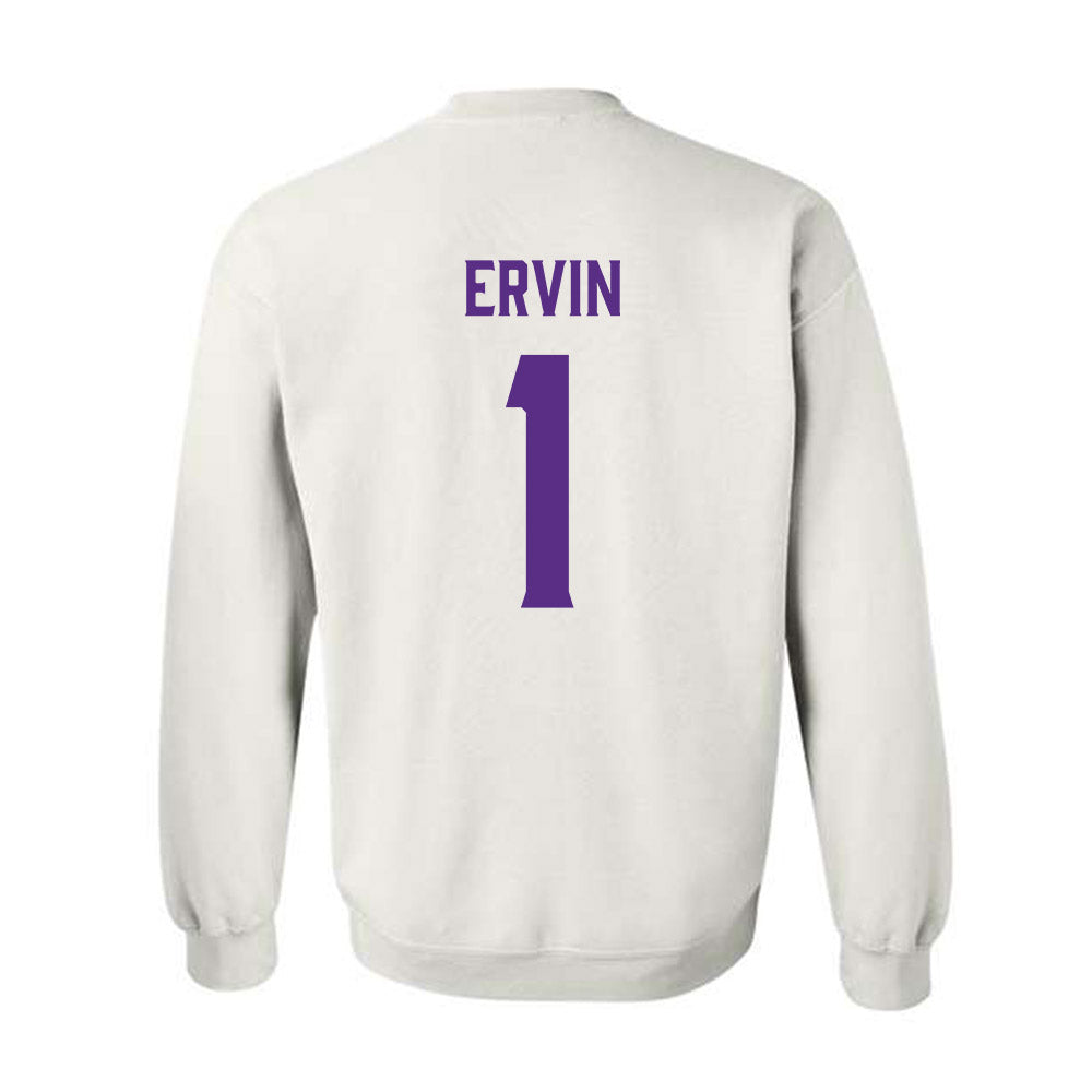 Furman - NCAA Women's Basketball : Alyssa Ervin - Classic Fashion Shersey Crewneck Sweatshirt-1