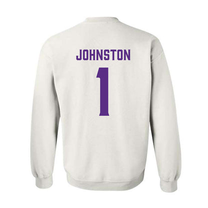 Furman - NCAA Men's Basketball : Charles Johnston - Classic Fashion Shersey Crewneck Sweatshirt-1