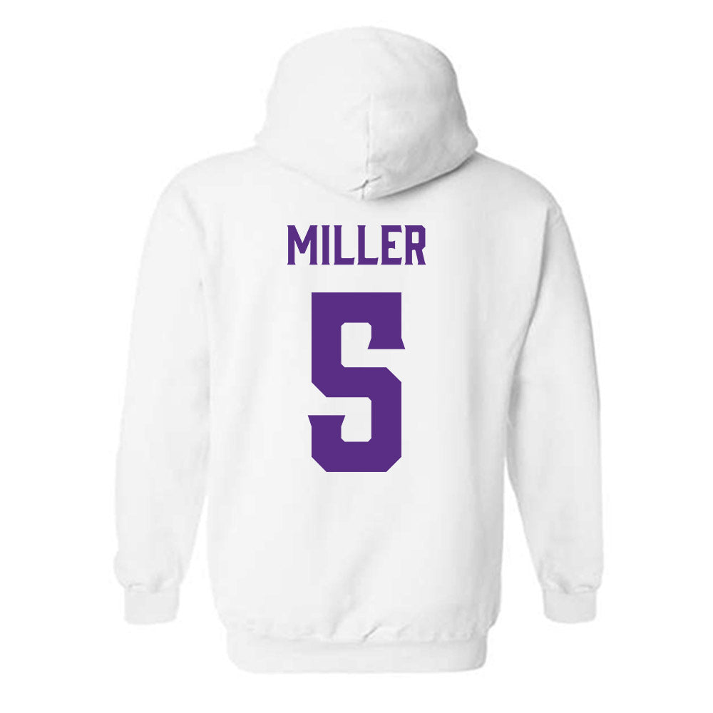 Furman - NCAA Football : Jordan Miller - Classic Fashion Shersey Hooded Sweatshirt-1