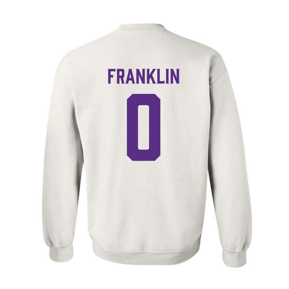 Furman - NCAA Men's Basketball : Abijah Franklin - Classic Fashion Shersey Crewneck Sweatshirt-1
