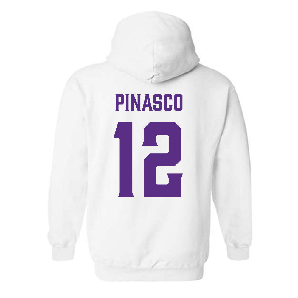 Furman - NCAA Women's Soccer : Bri Pinasco - Classic Fashion Shersey Hooded Sweatshirt-1