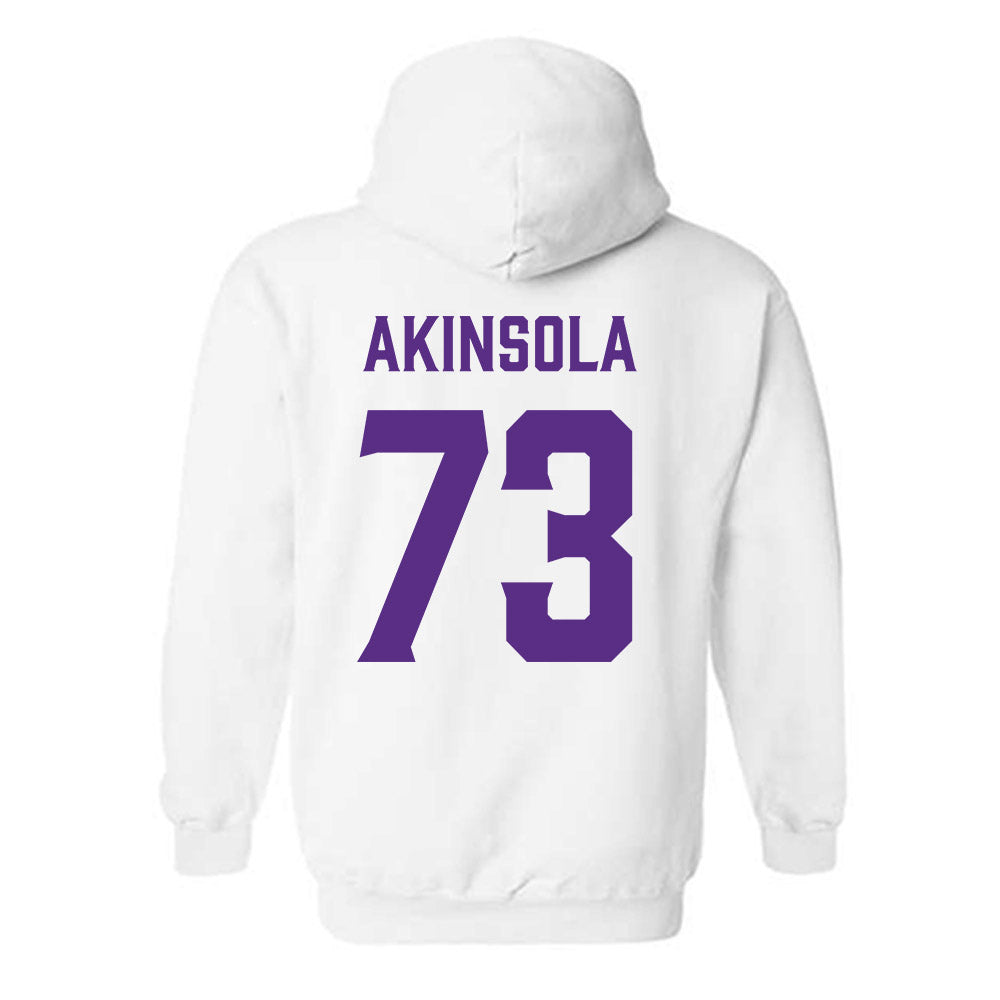 Furman - NCAA Football : Noah Akinsola - Classic Fashion Shersey Hooded Sweatshirt-1