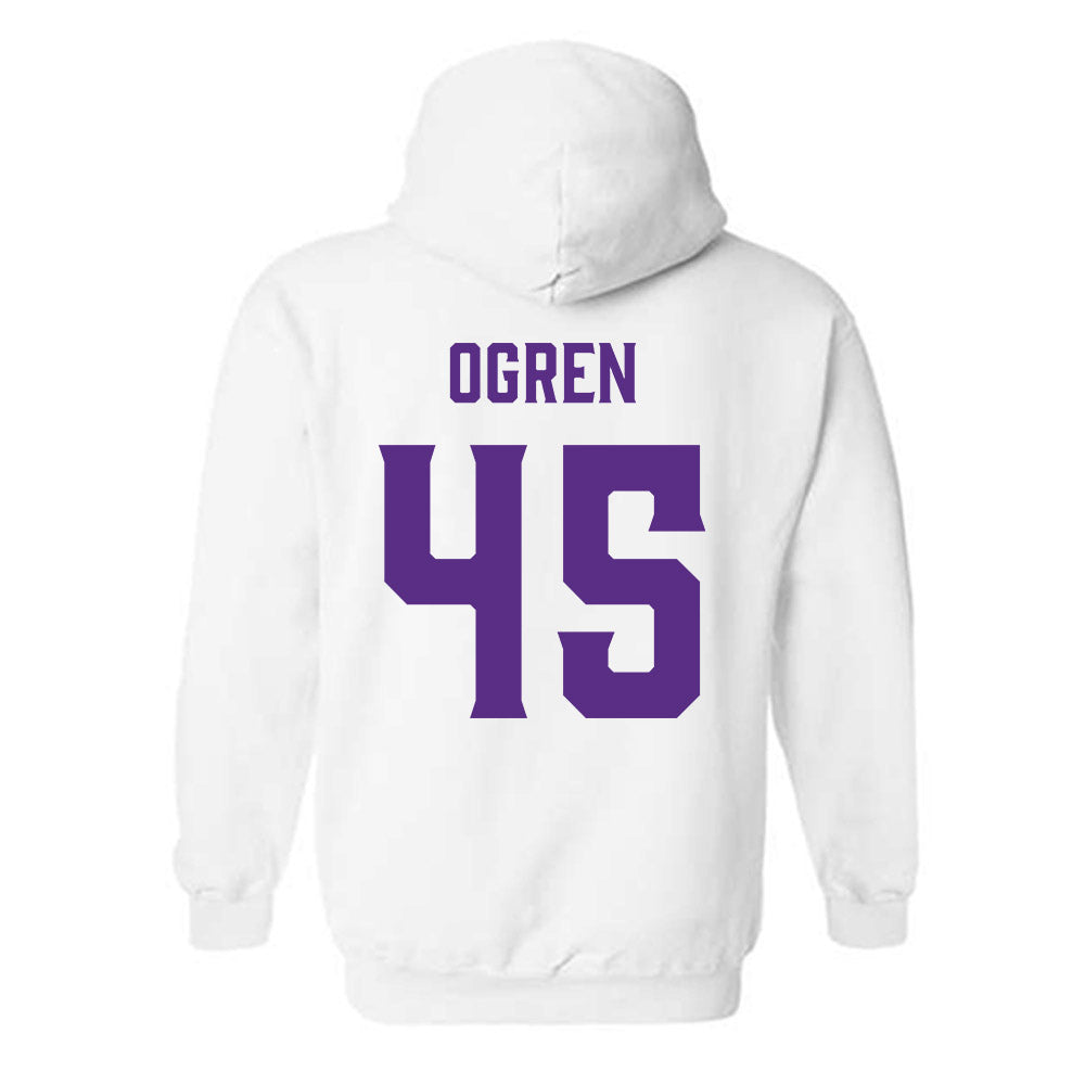 Furman - NCAA Women's Lacrosse : Juliette Ogren - Classic Fashion Shersey Hooded Sweatshirt-1