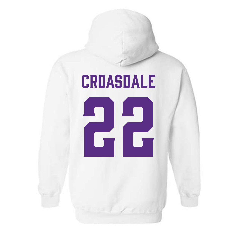 Furman - NCAA Football : Ben Croasdale - Classic Fashion Shersey Hooded Sweatshirt-1