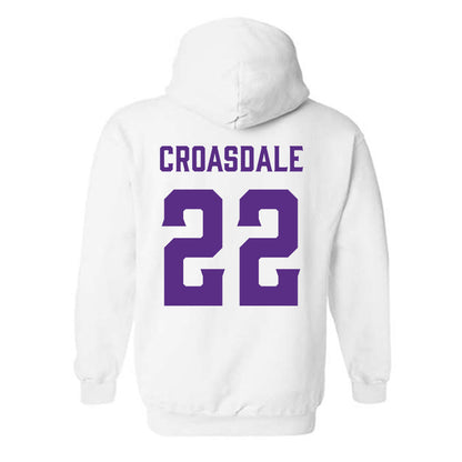Furman - NCAA Football : Ben Croasdale - Classic Fashion Shersey Hooded Sweatshirt-1