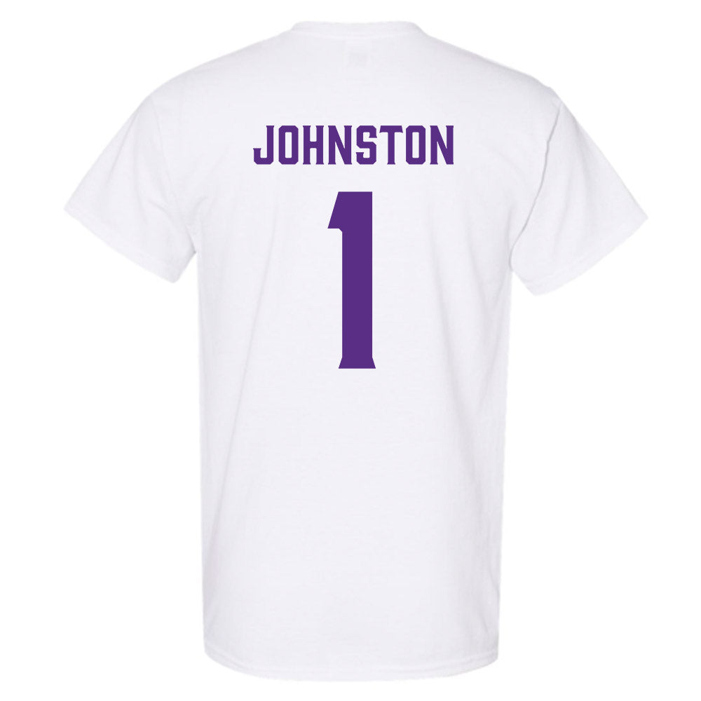 Furman - NCAA Men's Basketball : Charles Johnston - Classic Fashion Shersey T-Shirt-1