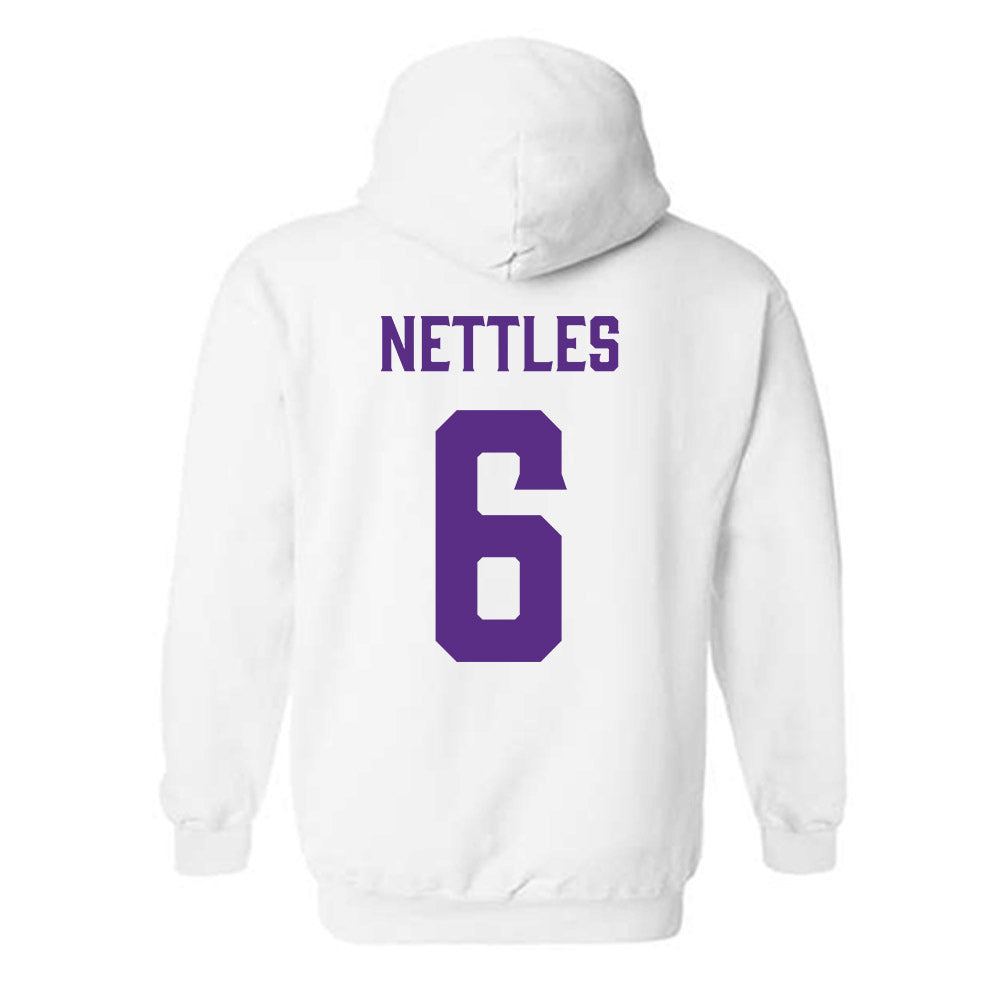 Furman - NCAA Football : CJ Nettles - Classic Fashion Shersey Hooded Sweatshirt-1