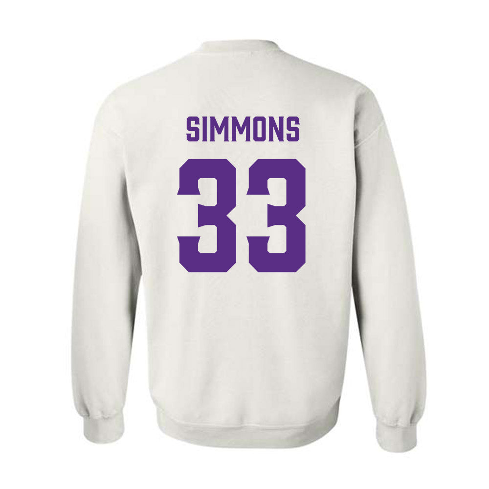 Furman - NCAA Football : Nick Simmons - Classic Fashion Shersey Crewneck Sweatshirt-1