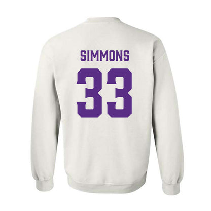 Furman - NCAA Football : Nick Simmons - Classic Fashion Shersey Crewneck Sweatshirt-1