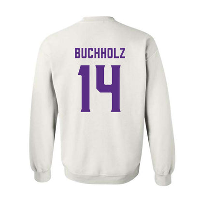 Furman - NCAA Women's Volleyball : Rebekah Buchholz - Classic Fashion Shersey Crewneck Sweatshirt-1