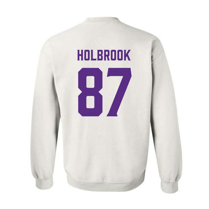 Furman - NCAA Football : John Holbrook - Classic Fashion Shersey Crewneck Sweatshirt-1