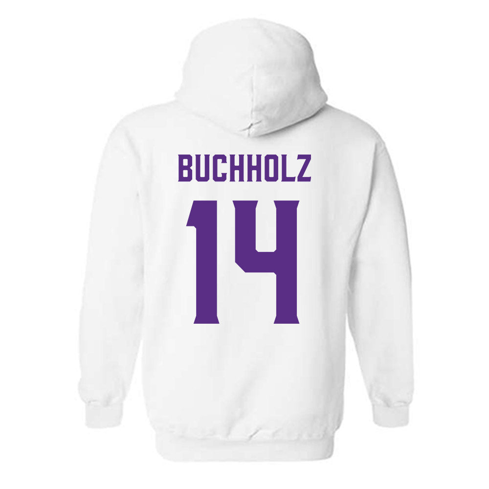 Furman - NCAA Women's Volleyball : Rebekah Buchholz - Classic Fashion Shersey Hooded Sweatshirt-1