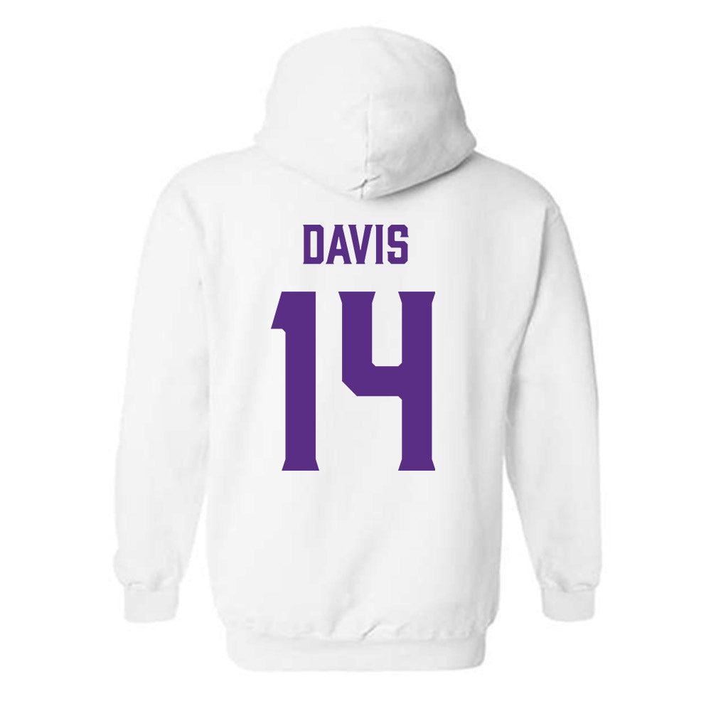 Furman - NCAA Football : Isaiah Davis - Classic Fashion Shersey Hooded Sweatshirt-1