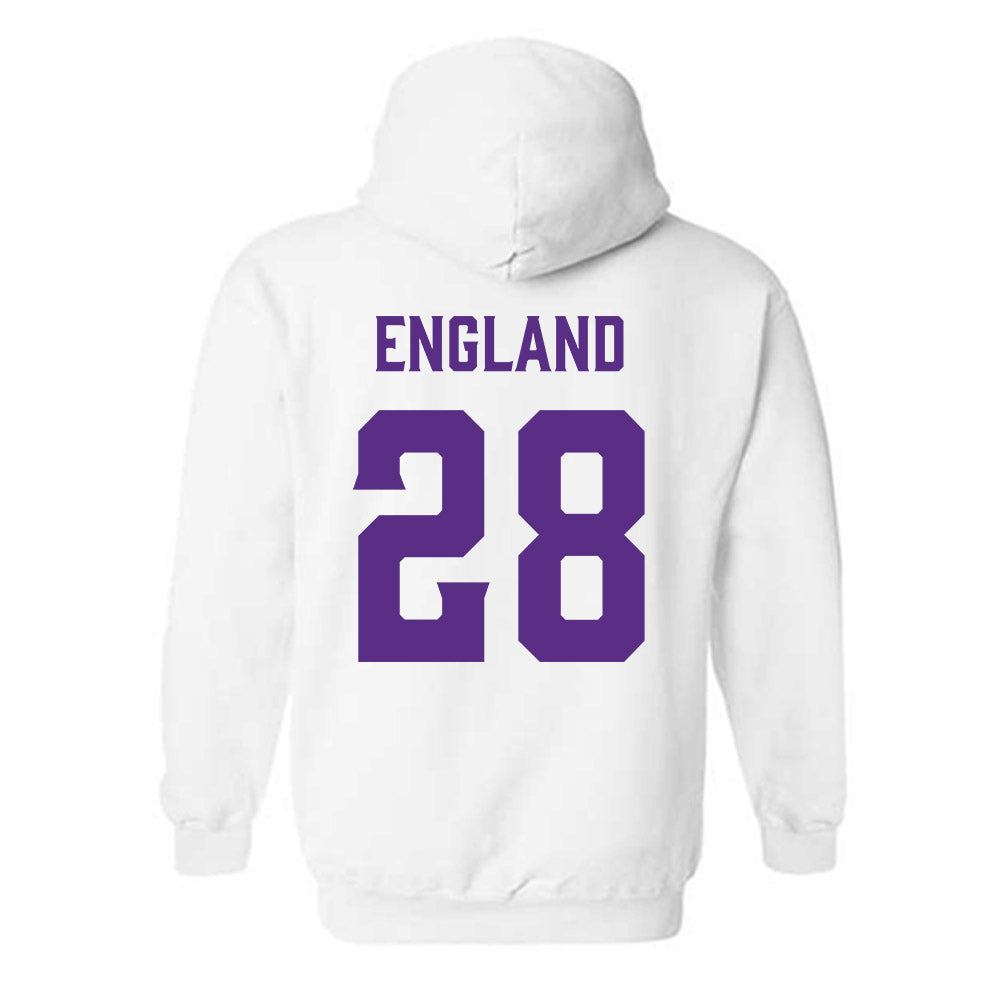 Furman - NCAA Women's Soccer : Alyssa England - Classic Fashion Shersey Hooded Sweatshirt-1