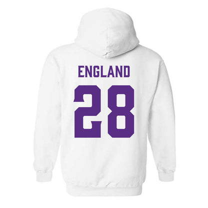 Furman - NCAA Women's Soccer : Alyssa England - Classic Fashion Shersey Hooded Sweatshirt-1