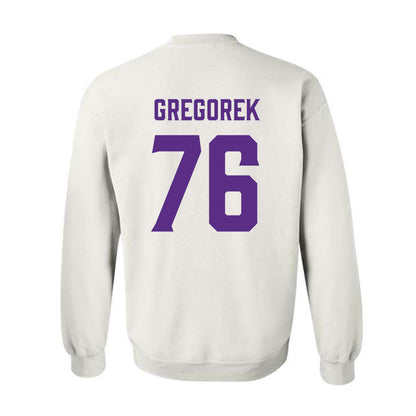 Furman - NCAA Football : Chase Gregorek - Classic Fashion Shersey Crewneck Sweatshirt-1