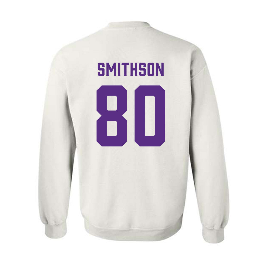 Furman - NCAA Football : Gram Smithson - Classic Fashion Shersey Crewneck Sweatshirt-1