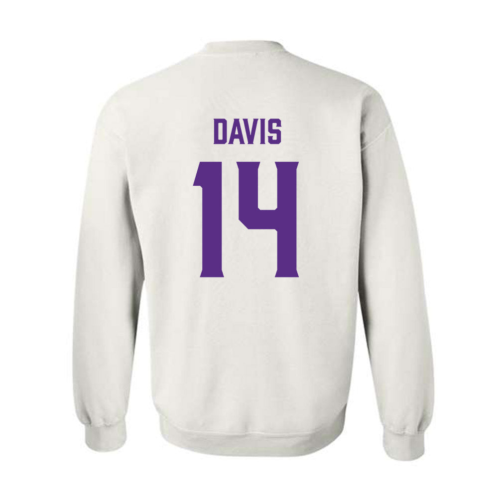 Furman - NCAA Football : Isaiah Davis - Classic Fashion Shersey Crewneck Sweatshirt-1