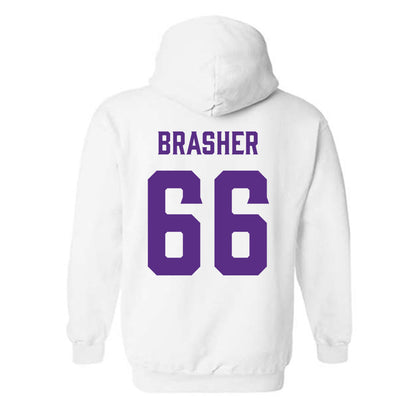 Furman - NCAA Football : Eli Brasher - Classic Fashion Shersey Hooded Sweatshirt-1