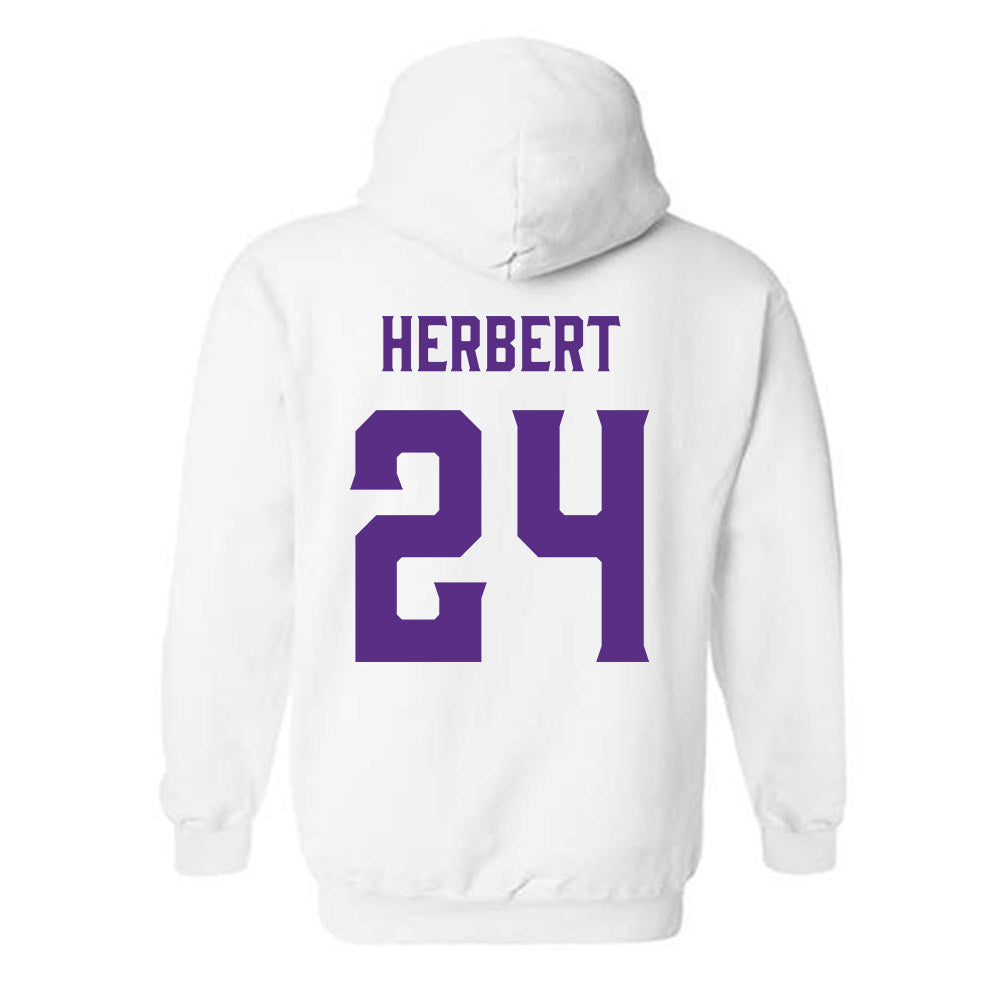 Furman - NCAA Football : Raleigh Herbert - Classic Fashion Shersey Hooded Sweatshirt-1