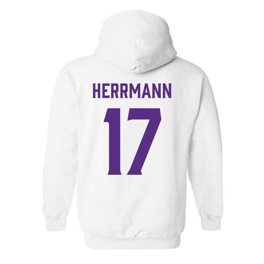 Furman - NCAA Women's Soccer : Ellie Herrmann - Classic Fashion Shersey Hooded Sweatshirt-1