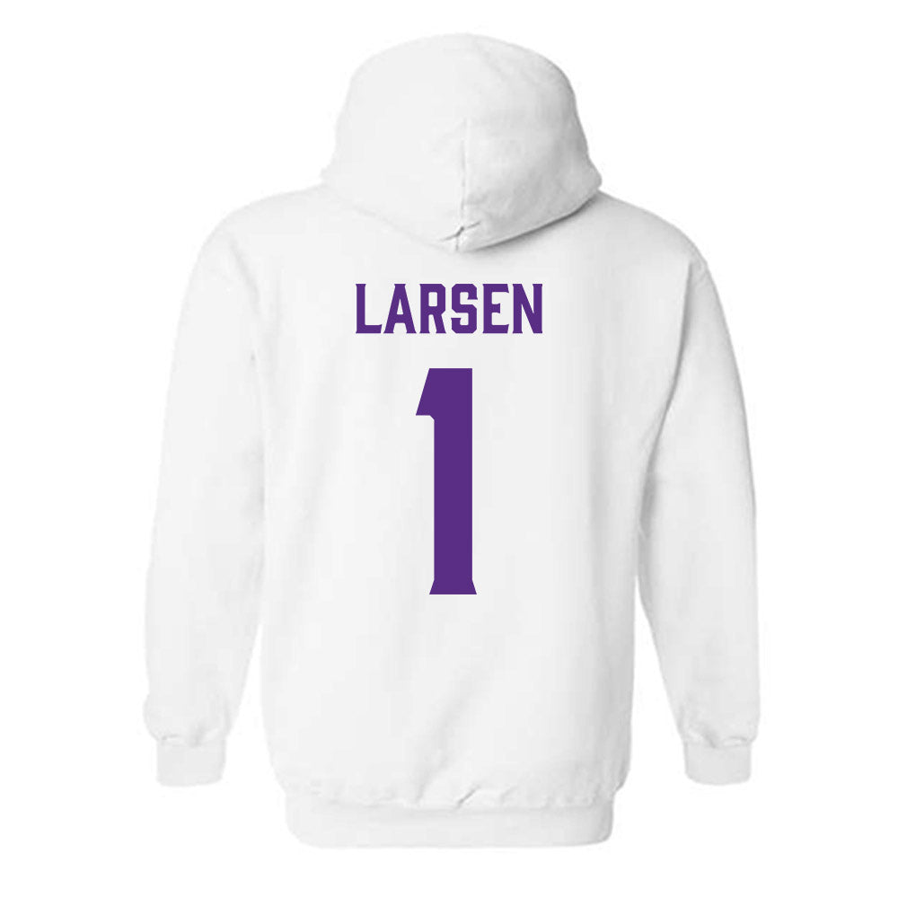 Furman - NCAA Women's Lacrosse : Cassie Larsen - Classic Fashion Shersey Hooded Sweatshirt-1