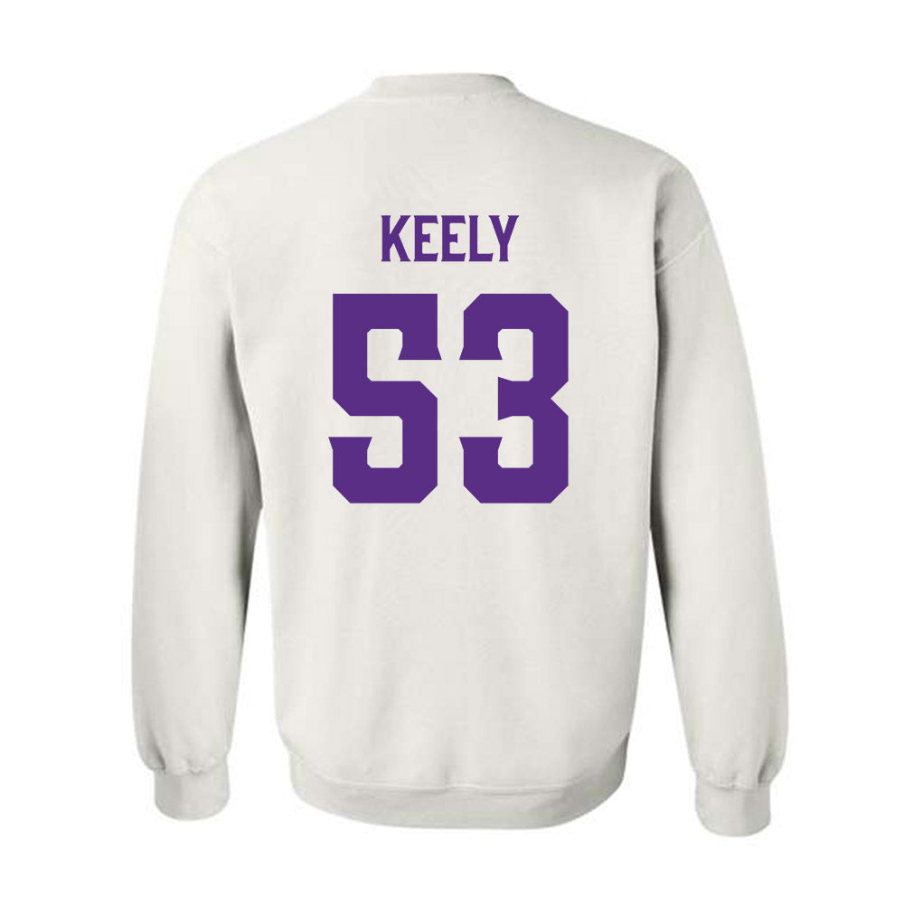 Furman - NCAA Football : Mason Keely - Classic Fashion Shersey Crewneck Sweatshirt-1